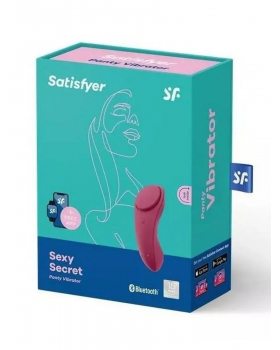 Вибромассажер Satisfyer Sexy Secret, Силикон, Красный, 8,5 см J2018-98