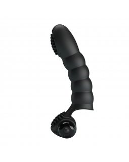 Вибронасадка на палец с ребристым кончиком Alexander BI-014707-foto5