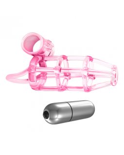 Плетенная насадка с клиторальным вибростимулятором BI-014076-foto5