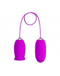 Виброяйцо с клиторальным стимулятором Daisy Pretty love BI-014749-foto3