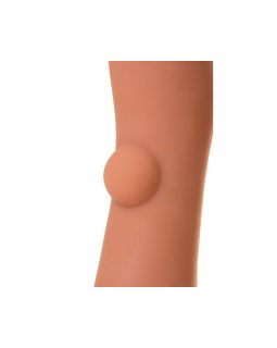 НАСАДКА KOKOS РЕАЛИСТИЧНАЯ С ИМИТАЦИЕЙ ПИРСИНГА, TPE, ТЕЛЕСНАЯ, 12.7 СМ ES.01-S-foto4