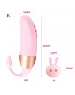 Стимулятор с пультом  зайчик - 10222-foto3