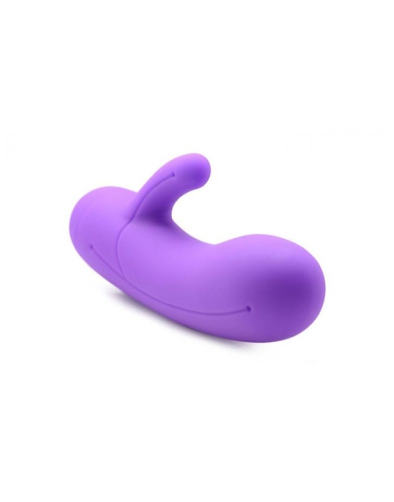 Мини вибратор с отростком силикон -10058-foto3