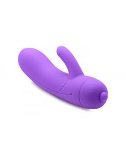 Мини вибратор с отростком силикон -10058-foto2