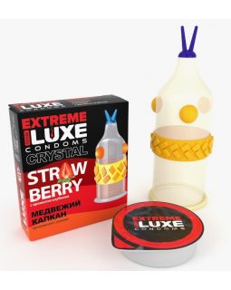 Презервативы LUXE Extreme Медвежий капкан (клубника) 1 шт  09275