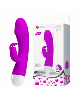 Вибромассажер G-spot с клиторальной стимуляцией BW-241028