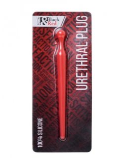 Уретральный плаг Biack & Red by TOYFA/силикон .красный 10см 901409-9-foto3
