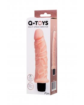 Реалистичный вибратор A-Toys by TOYFA  Plim TPE, телесный, 19,5см-761002