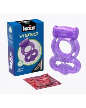 ВИБРОКОЛЬЦО LUXE VIBRO СЕКРЕТ КОЩЕЯ + ПРЕЗЕРВАТИВ