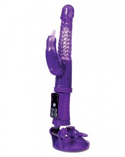Вибратор с клиторальным стимулятором TOYFA A-Toys High-Tech fantasy, TPR, фиолетовый, 24 см 765012
