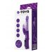 Вибратор с клиторальным стимулятором TOYFA A-Toys High-Tech fantasy, TPR, фиолетовый, 24 см 765012