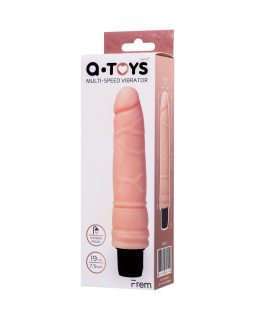 Реалестичный вибратор A-Toys by TOYFA Frem TPE телесный 19 см-761001