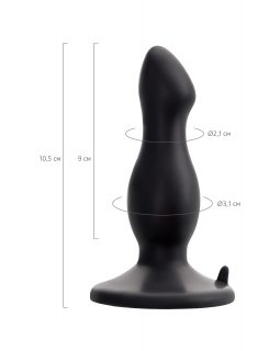 Анальная втулка TOYFA POPO Pleasure Antlia, силиконовая, черная,10,5 см 731423-foto6