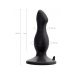 Анальная втулка TOYFA POPO Pleasure Antlia, силиконовая, черная,10,5 см 731423