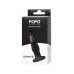 Анальная втулка TOYFA POPO Pleasure Gemini α, TPE, черная, 12,1 см 731411