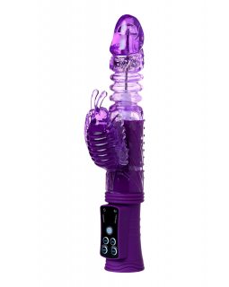 Вибратор с клиторальным стимулятором TOFA A -Toys High-Tech fantasy,TPR фиолетовый 23 см -765010-foto10