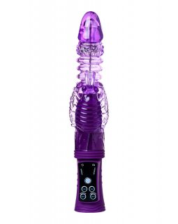 Вибратор с клиторальным стимулятором TOFA A -Toys High-Tech fantasy,TPR фиолетовый 23 см -765010-foto8