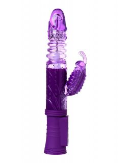 Вибратор с клиторальным стимулятором TOFA A -Toys High-Tech fantasy,TPR фиолетовый 23 см -765010-foto7