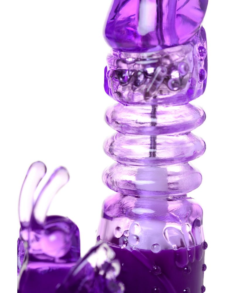 Вибратор с клиторальным стимулятором TOFA A -Toys High-Tech fantasy,TPR фиолетовый 23 см -765010-foto6