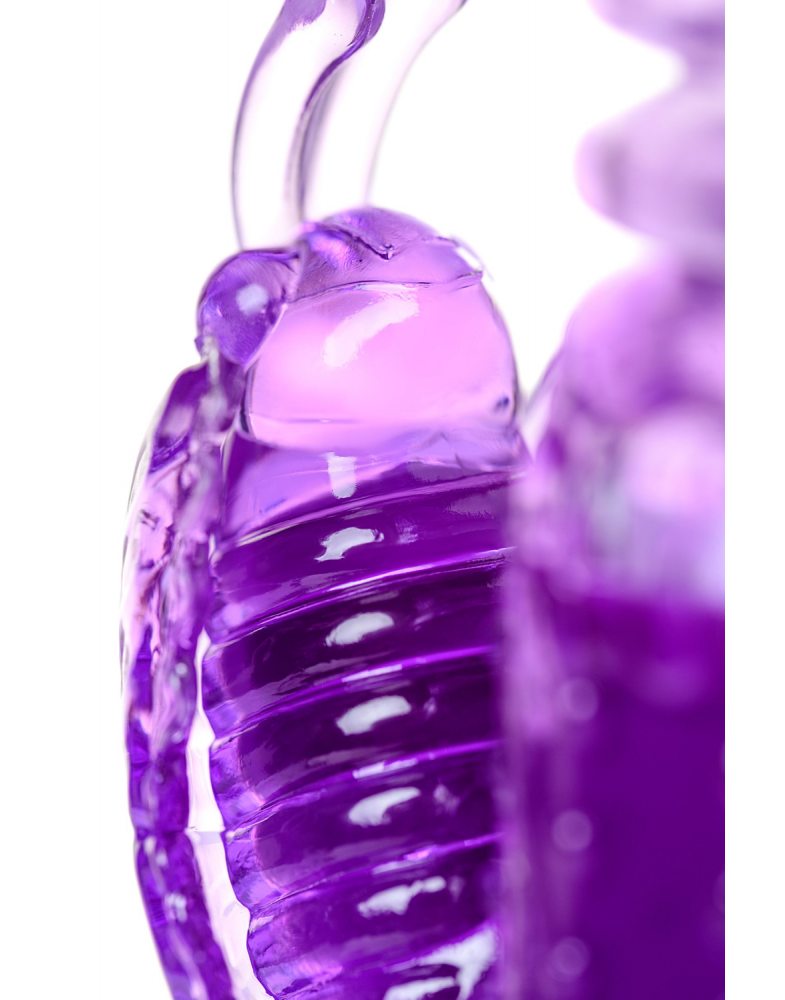 Вибратор с клиторальным стимулятором TOFA A -Toys High-Tech fantasy,TPR фиолетовый 23 см -765010-foto5