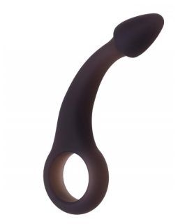 Анальная втулка Seven Creations силикон черная 13.6 см - 2618-03SMK-foto2