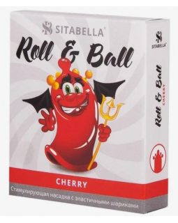 НАСАДКА СТИМУЛИРУЮЩАЯ SITABELLA R&B ВИШНЯ 4 шар, 142