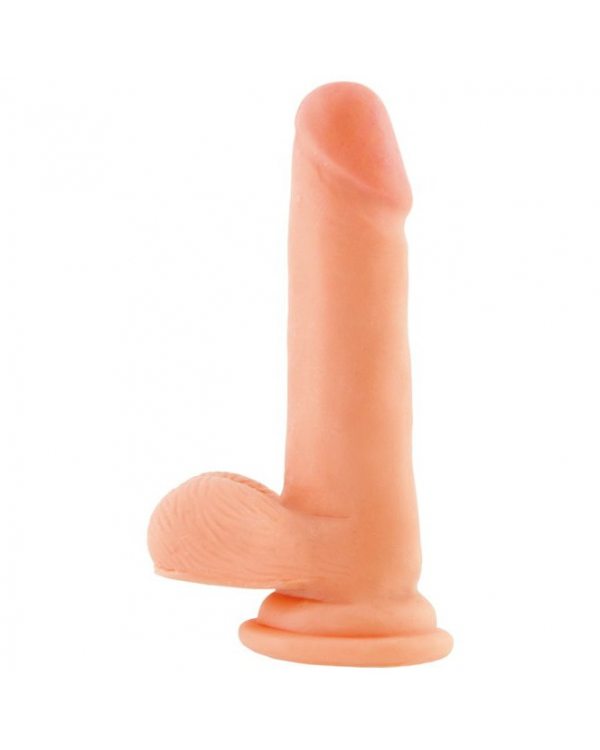Фаллоимитатор на присоске RealStick Elite Zack, TPR, телесный, 18 см-982022-1