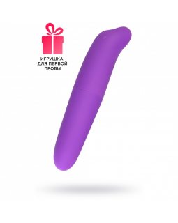 Вибратор Штучки-Дрючки, ABC-пластик, фиолетовый, 12 см - 690020-foto5