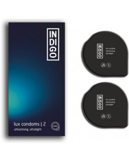 ПРЕЗЕРВАТИВЫ INDIGO LUX № 2 (УЛЬТРАПРОЧНЫЕ, УЛЬТРАТОНКИЕ), 2 штуки
