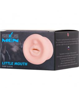 Насадка на помпу Sexus Men LITTLE MOUTH, TPE, телесный, 7,5 см 709033