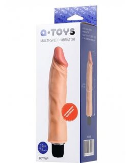 Реалистичный вибратор TOYFA  A-Toys Toron, TPE, телесный, 21 см- 761050