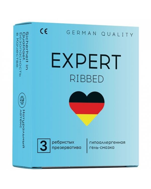 ПРЕЗЕРВАТИВЫ EXPERTRebbed № 3, цена за упак