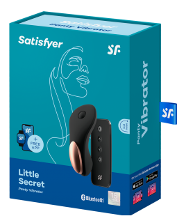 J2018-97 Вибромассажёр Satisfyer LITTLE SECRET, сликон, чёрный, 8 см