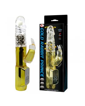 Вибратор Gold Rabbit Prince BW-037302J