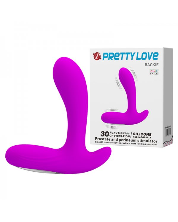 Вибромассажер простаты Pretty Love фиолетовый BI-040029-1