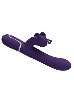 Вибратор с клиторалбным стимулятором в виде бабочке BW-W-500011-2-foto8