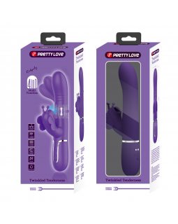 Вибратор с клиторалбным стимулятором в виде бабочке BW-W-500011-2-foto11