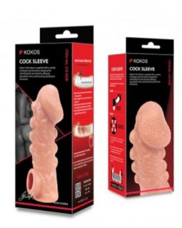 НАСАДКА KOKOS, TPE, ТЕЛЕСНАЯ, 15.6 СМ CS.008-S
