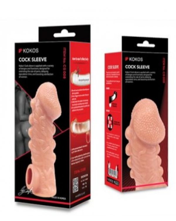 НАСАДКА KOKOS, TPE, ТЕЛЕСНАЯ, 15.6 СМ CS.008-S