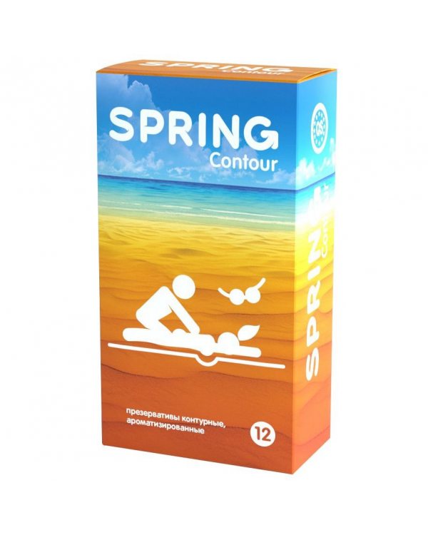 ПРЕЗЕРВАТИВЫ SPRING CONTOUR (контурные) 12 шт. цена за 1 шт