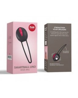 Шарик вагинальный Fun Factory SMARTBALLS UNO силикон черный 11 см 33308-foto5
