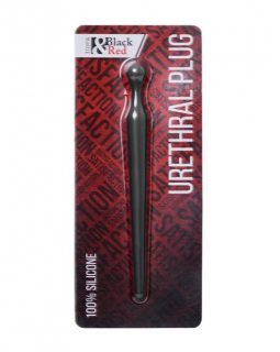Уретральный плаг Biack & Red by TOYFA/силикон .черный 10см -901409-5-foto3