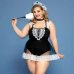 Костюм Горничной plus size P91103 5 предметов