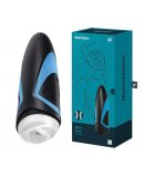 Мастурбатор нереалистичный Satisfyer Men, силикон, чёрный, 25,5 см 636 -0817