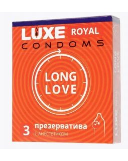 Презервативы Luxe Royal №3 Long love , цена за упак  08835