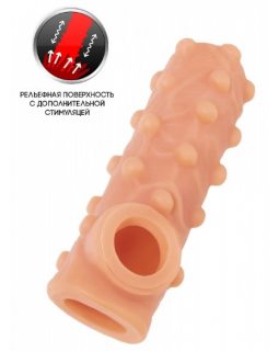 НАСАДКА KOKOS РЕАЛИСТИЧНАЯ, TPE, ТЕЛЕСНАЯ, 12 СМ NS.003-M-foto6