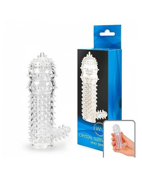 Насадка закрытая CRYSTAL SLEEVE L 130 мм D 35 мм арт. EE-10031