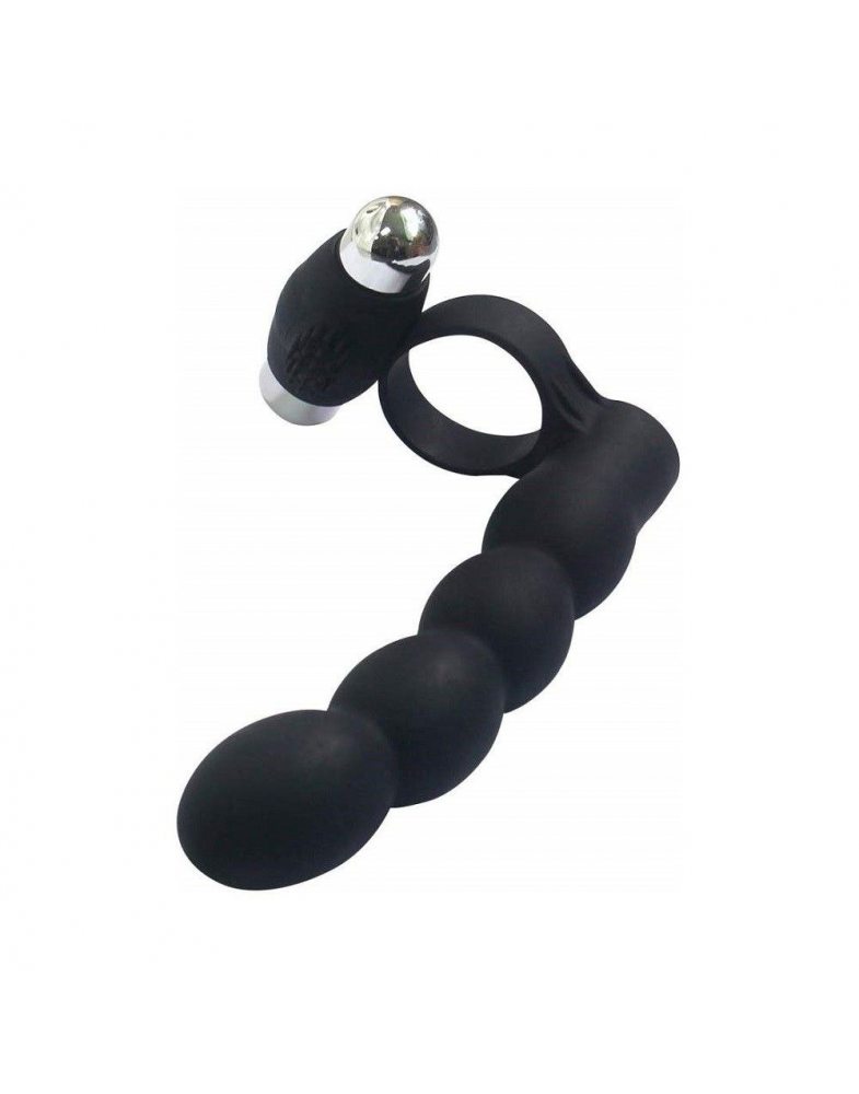 Эрекционное кольцо с анальным фаллоимитатором BI-210218 172201-foto5