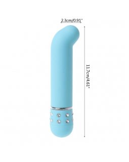 Мини вибратор со стразами -10016-foto5