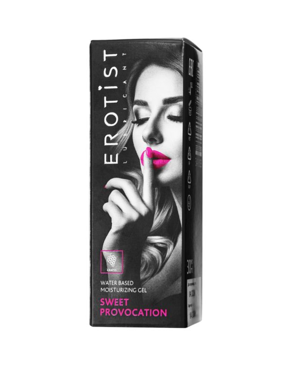 Съедобный гель Erotist SWEET PROVOCATION: GRAPES (Сладкая провокация со вкусом ВИНОГРАДА), 30мл
